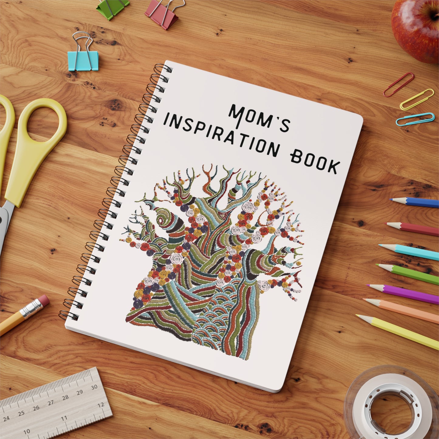 Mom's Inspiration Book, Friends Writing Book, Female Writing Journal, Female Diary, Mom Writing Book, Mother's Day Writing Book, Tree Diary.