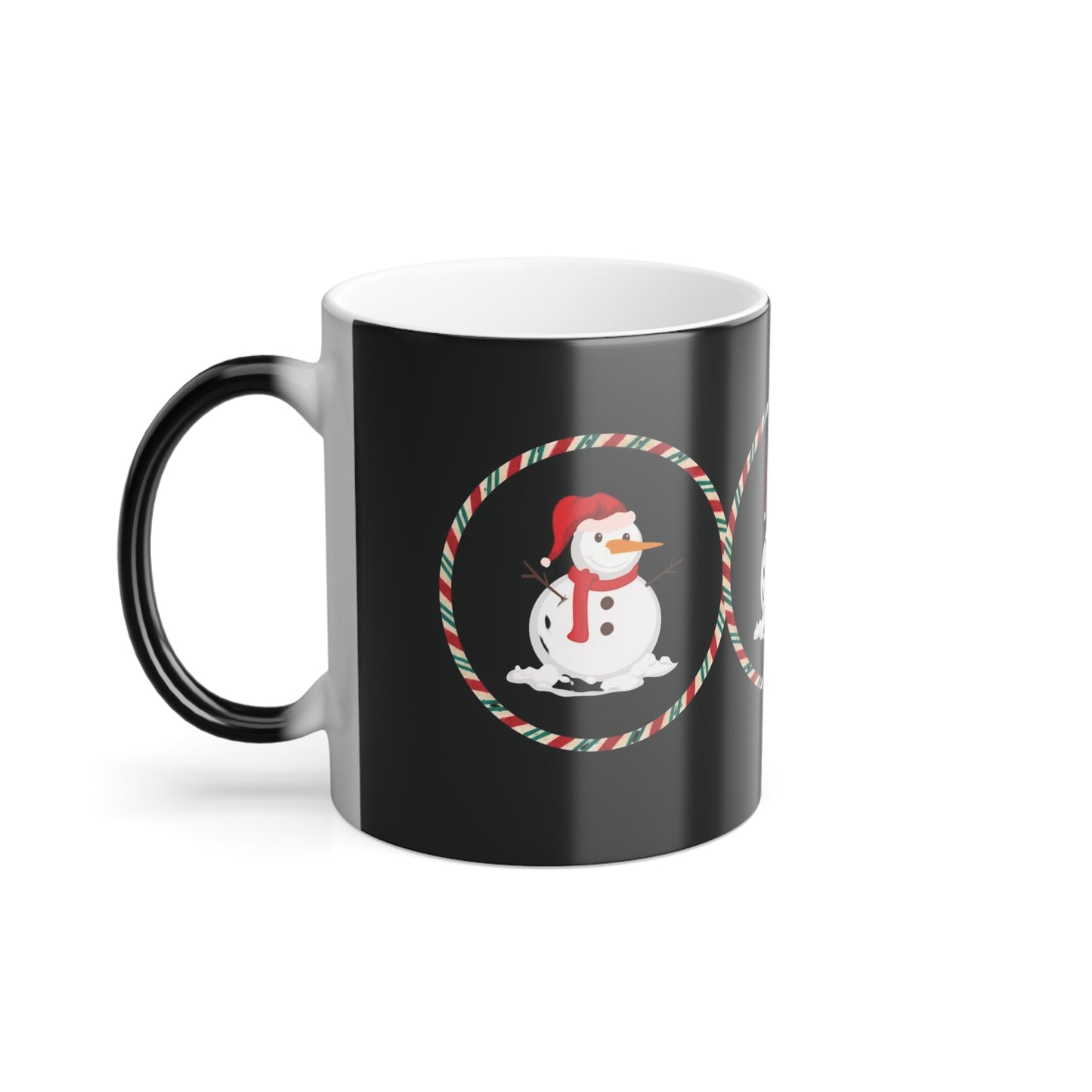 Color Morphing Christmas Mug, Heat Reactive Mug Xmas Morphing Mug Snowman Morphing Mug Color Changing Mug Morphing Xmas Mug Changing Xmas Mug Color Morphing Mug Morphing Ceramic Cup 5 left M