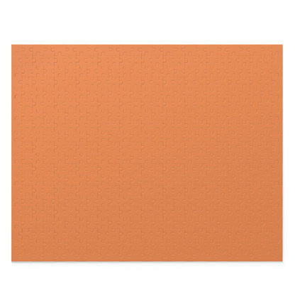 Solid Color Jigsaw Puzzle, Expert Puzzle Challenge, Single Color Jigsaw Puzzle, Minimalist Orange Puzzle, Tricky Adult Puzzle, Impossible Jigsaw Puzzle, Orange Brain Teaser, Challenge Puzzle