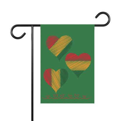 South African Garden & House Banner, African Garden Flag, South Africa Banner, South Africa Heart Flag