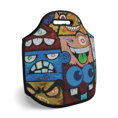 Neoprene Lunch Bag, Food Bag, Decorative Lunch Bag