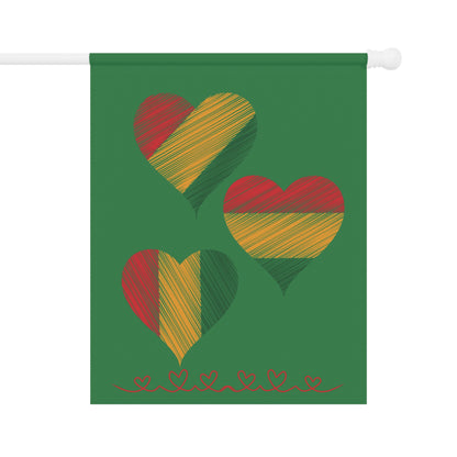 South African Garden & House Banner, African Garden Flag, South Africa Banner, South Africa Heart Flag