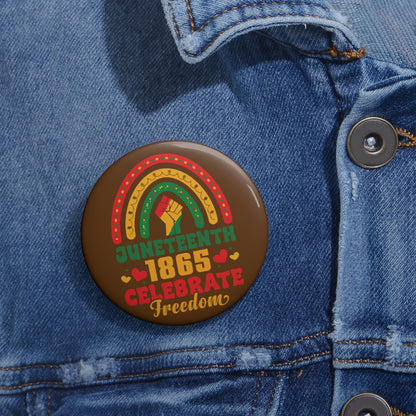 Juneteenth 1865 Freedom Button, Black Empowerment Badge, Freedom Day Badge, Juneteenth Celebration Accessory, Black History Button