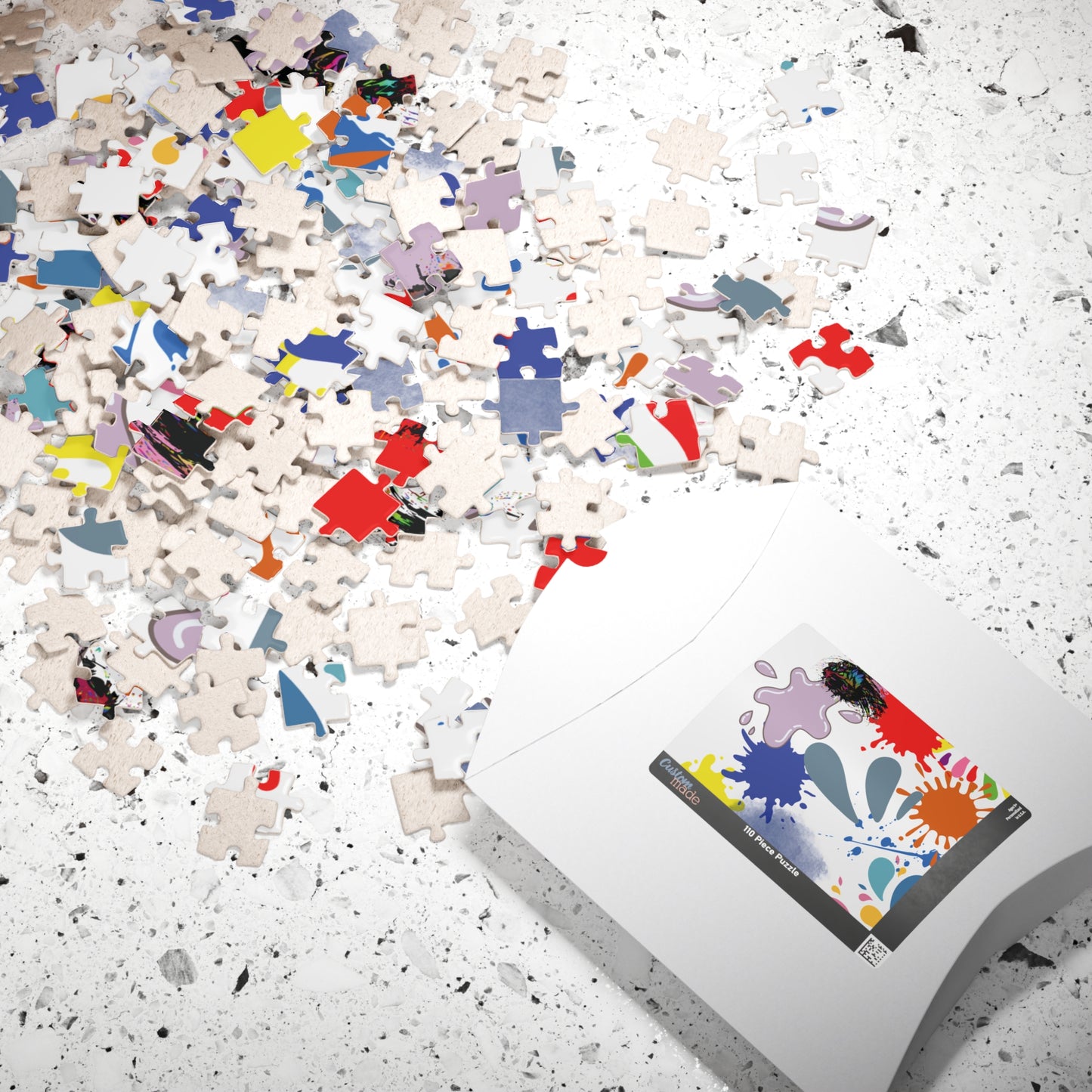 Splash Of Color Puzzle, Trauma Puzzle, Splatter Art Puzzle, Paint Splatter Puzzle, Confetti Puzzle, Abstract Jigsaw Puzzle,   Vibrant Puzzle