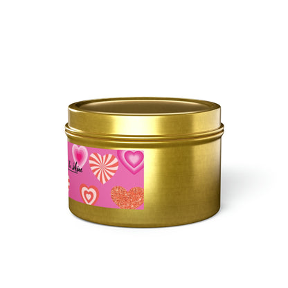 Love Themed Scented Tin Candles