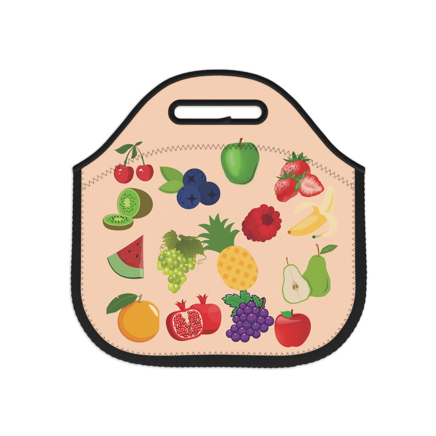 Neoprene Lunch Bag, Food Bag, Decorative Lunch Bag