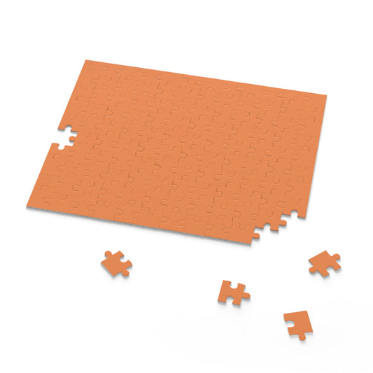 Solid Color Jigsaw Puzzle, Expert Puzzle Challenge, Single Color Jigsaw Puzzle, Minimalist Orange Puzzle, Tricky Adult Puzzle, Impossible Jigsaw Puzzle, Orange Brain Teaser, Challenge Puzzle
