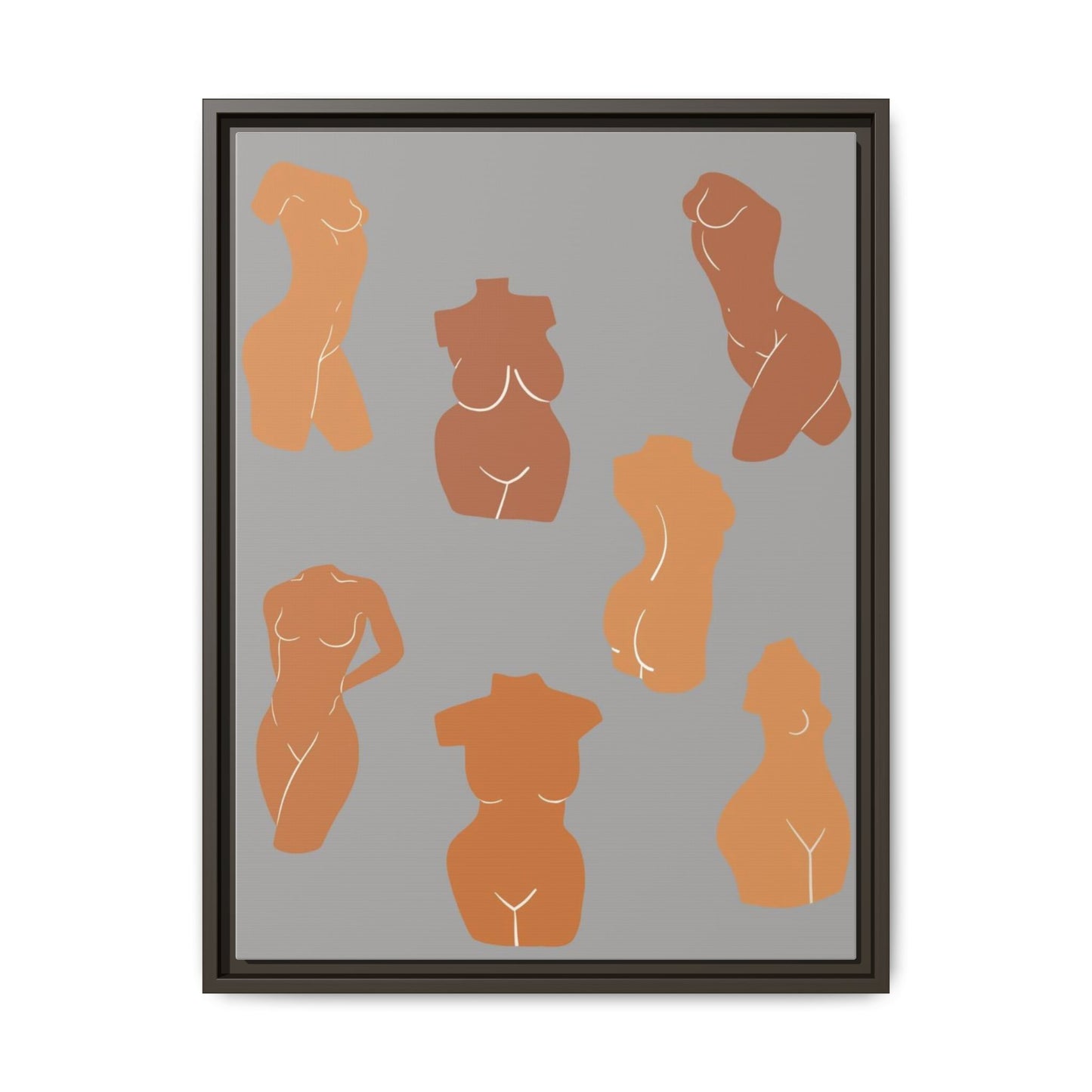 Abstract Female Body Line Art Print Feminine Body Shapes Wall Art Minimalist Woman Form Illustration Boho Nude Figure Decor