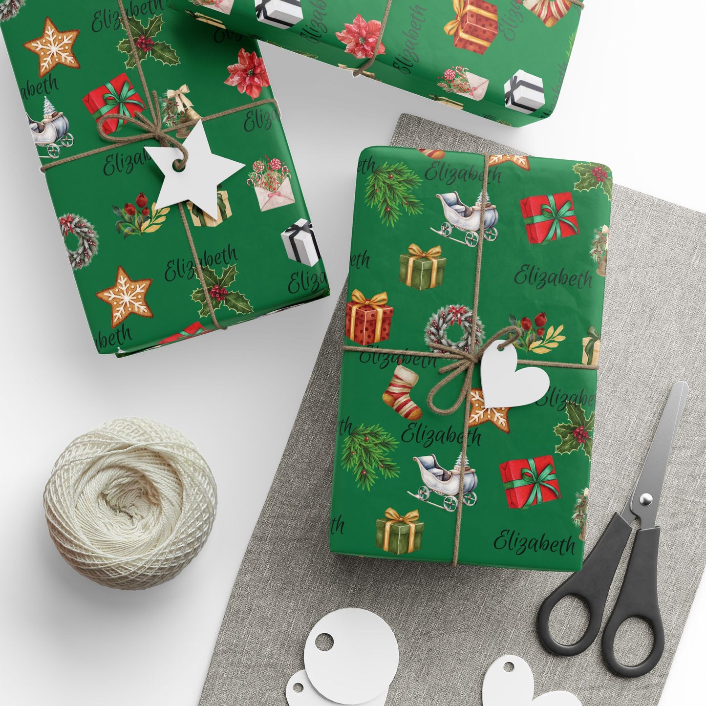 Christmas Wrapping Paper, Xmas Wrap, Festive Holiday Gift Wrap, Personalized Decorative Paper, Fun Gift Wrap, Custom Xmas Wrapping