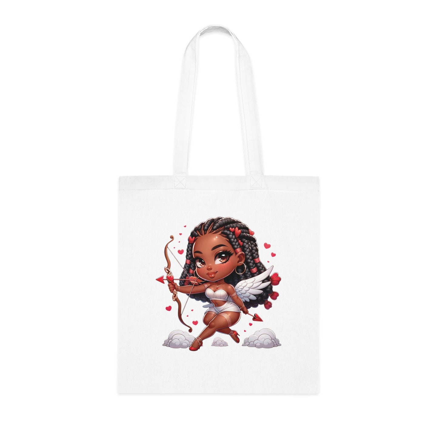 Valentine Angel Cotton Tote