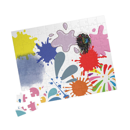 Splash Of Color Puzzle, Trauma Puzzle, Splatter Art Puzzle, Paint Splatter Puzzle, Confetti Puzzle, Abstract Jigsaw Puzzle,   Vibrant Puzzle