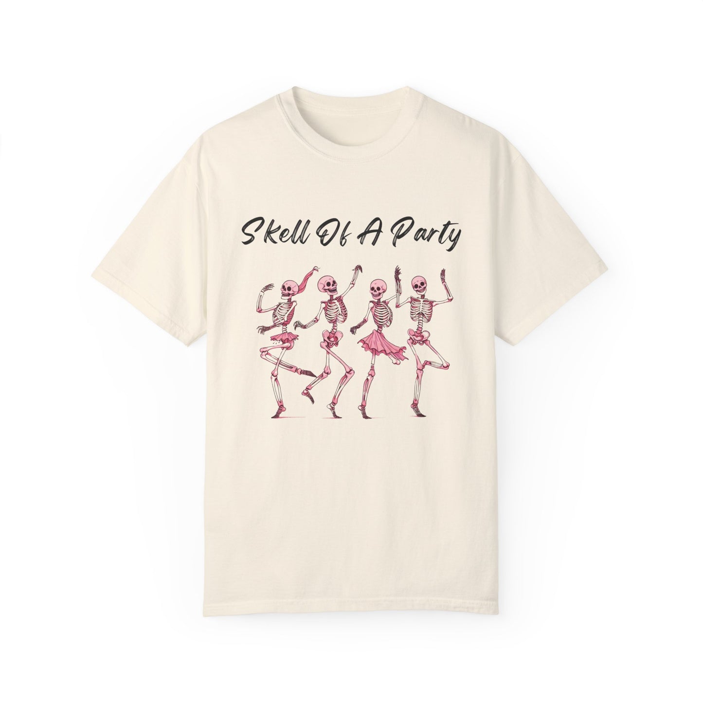 Skell Of A Party Tee Shirt, Playful Skeleton Shirt, Halloween Comfort Color Tee, Comfort Color Skeleton Shirt, Skeletons Dancing Shirt, Skeleton Party Tee Shirt, Halloween Party Tee Shirt,