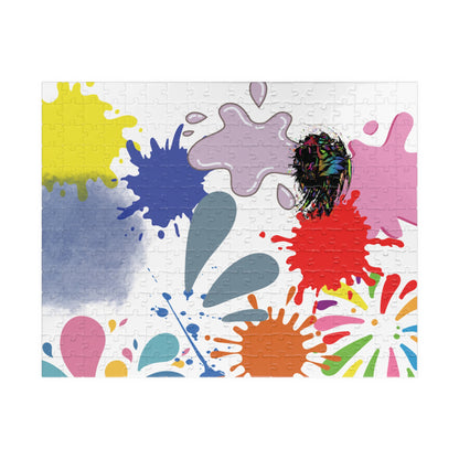 Splash Of Color Puzzle, Trauma Puzzle, Splatter Art Puzzle, Paint Splatter Puzzle, Confetti Puzzle, Abstract Jigsaw Puzzle,   Vibrant Puzzle