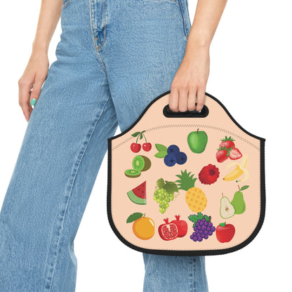 Neoprene Lunch Bag, Food Bag, Decorative Lunch Bag