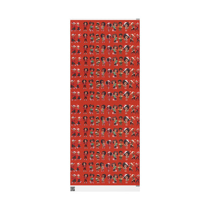 Afrocentric Holiday Paper, Cultural Christmas Wrapping Paper, Diverse Wrapping Paper, African American Christmas Wrapping Paper, Cultural Gift Wrap, Afrocentric Wrap, Children Christmas Wrapping Paper, Ethnic Gift Wrap