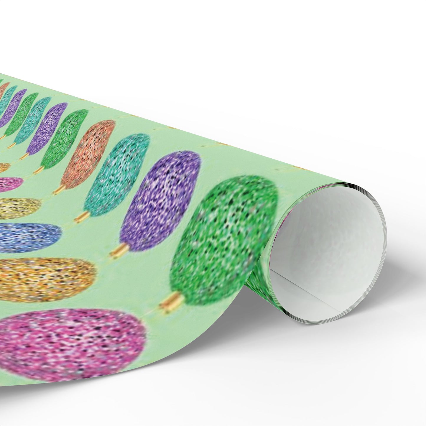 Christmas Bulb Wrapping Paper, Colorful Ornament Design Paper, Colorful Holiday Wrapping, Colorful Ornament Paper, Holiday Ornament Gift Wrap, Ornament Holiday Wrap, Ornament Wrap Paper, Merry Christmas Wrapping Paper