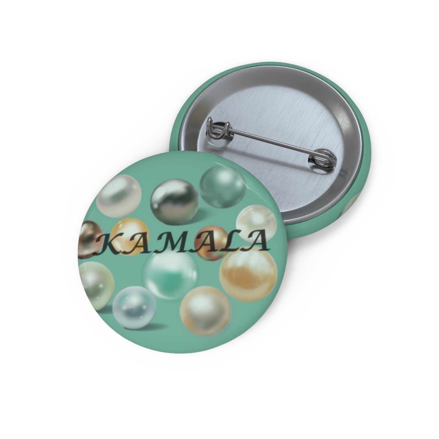 Kamala Pearl Button Pin