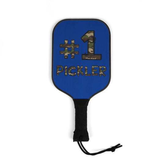 Camouflage Pickleball Paddles, #1 Pickler Pickleball Set,  Blue Beginners Paddle Set, Sports Gift for Men Women, Sports Equipment for Adults