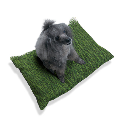 Grass Print Dog Bed 899, Pet Sleeping Pillow, Large Pillow Dog Bed, Pet Sleeping Bed, Pet Bed Pillow, Dog Bed Pillow, Dog Bed Cushion