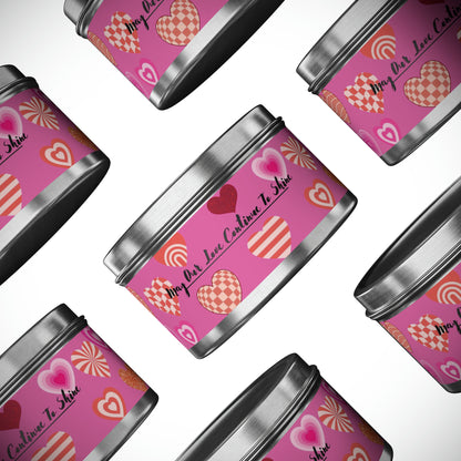 Love Themed Scented Tin Candles