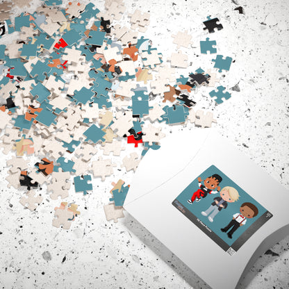 Brothers Jigsaw, African American Boys Puzzle, School Boy Puzzle, Friends Jigsaw, Playful Jigsaw, Jigsaw Puzzle For Boys, Boys Jigsaw Puzzle