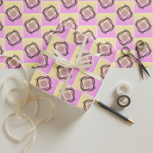 Wrapping Paper Sheets With Vivid Design