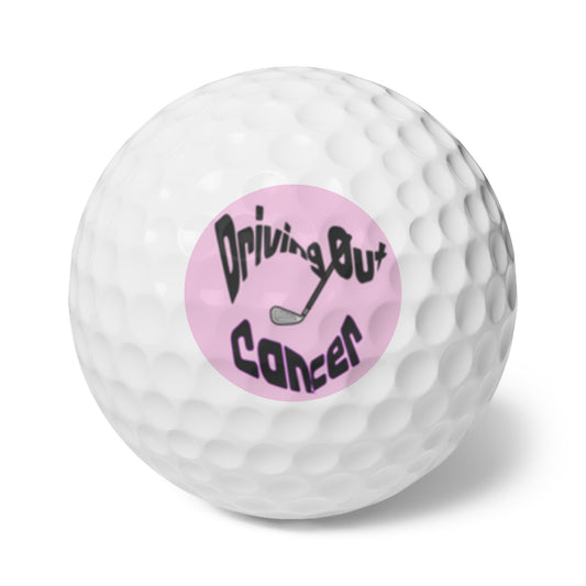 Driving Out Cancer Golf Ball, Cancer Survivor Golf Gift,Charity Golf Ball, Inspirational Golf Ball, Golf Tournament Gift, Golf Wedding Favor