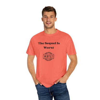 The Sequel Is Worst Shirt, Social Democratic Shirt, Political Slogan Shirt, Election Season Tee, Humorous Political Shirt, Elephant Graphic Shirt,