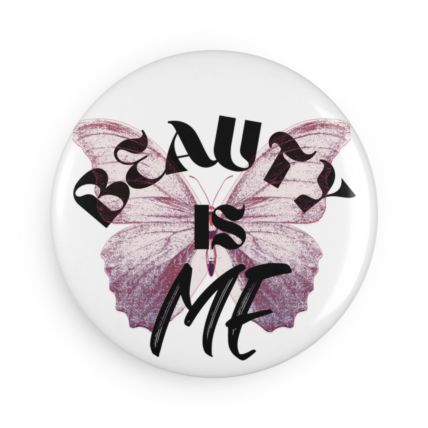 Butterfly Button Magnet