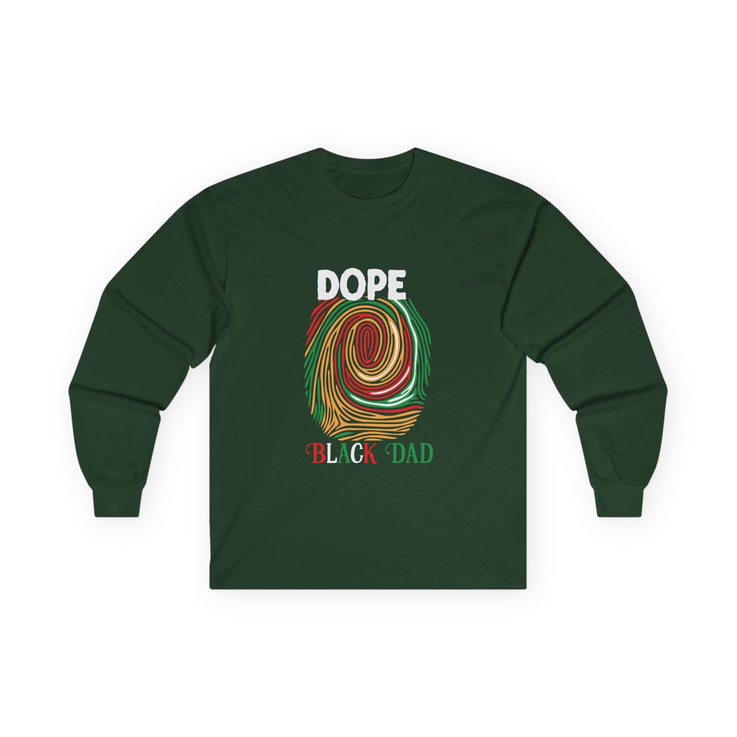 Dope Black Dad Long Sleeve Shirt