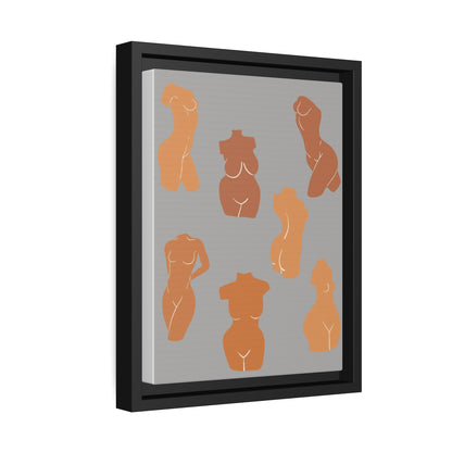 Female Body Abstract Picture, Female Body Form Wall Art