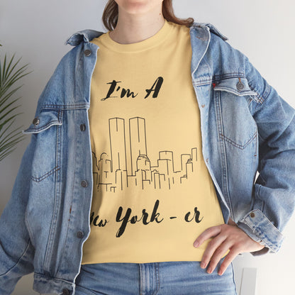 N.Y. Tee Shirt, New York Tee Shirt, I'm a New Yorker Shirt, World Trade Center Tee Shirt, I Love New York Shirt, New York Shirt, Unisex NY T