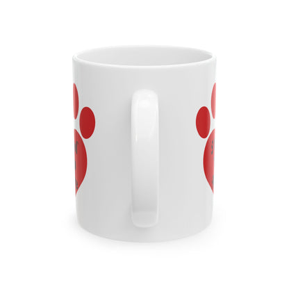 Dog Slogan Mug, I Woof You More Mug, Dog Word Mug, Heart Paw Print mug, heart Paw Print Mug, Paw Print Heart Mug, Dog Paw heart Mug, Dog Paw Ceramic Mug, Dog Paw Coffee Mug