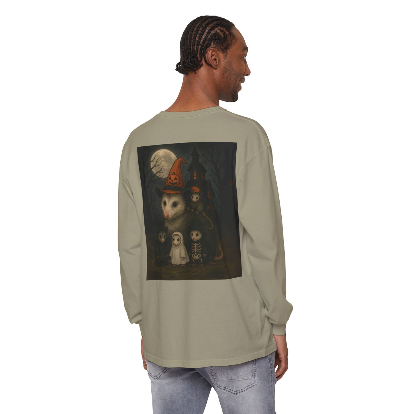 Possum Family Halloween Long Sleeve Tee