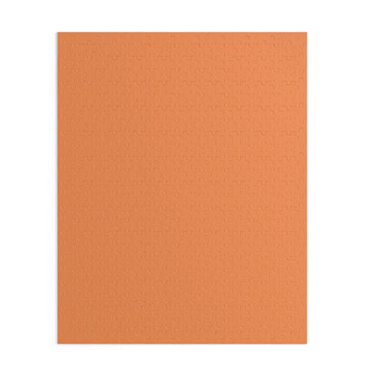 Solid Color Jigsaw Puzzle, Expert Puzzle Challenge, Single Color Jigsaw Puzzle, Minimalist Orange Puzzle, Tricky Adult Puzzle, Impossible Jigsaw Puzzle, Orange Brain Teaser, Challenge Puzzle