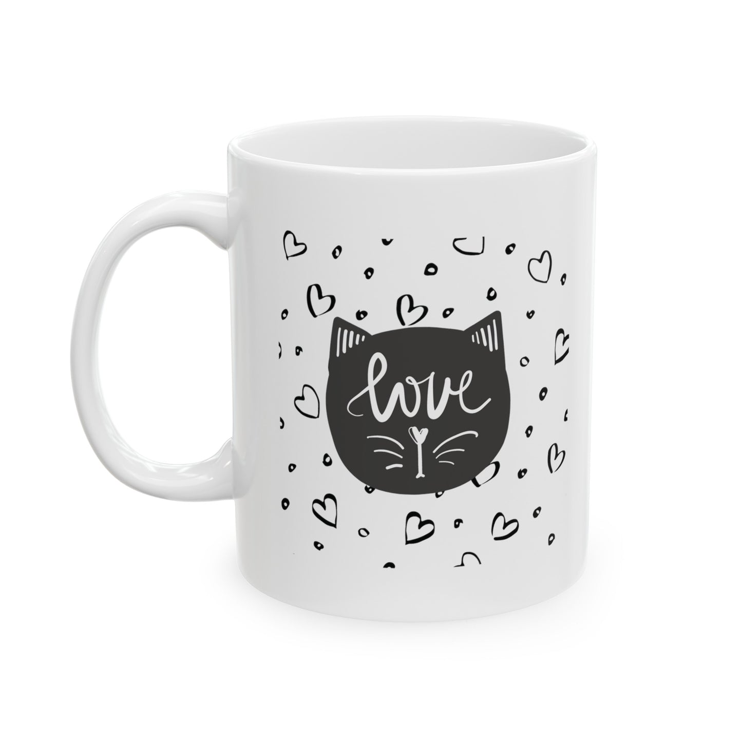 Cat's Meow Love Mug