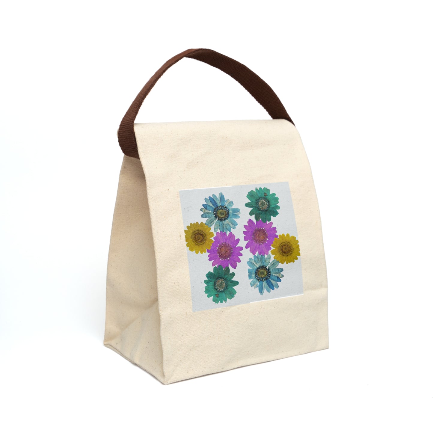 Canvas Lunch Bag With Strap, Food Bag