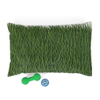 Grass Print Dog Bed 899, Pet Sleeping Pillow, Large Pillow Dog Bed, Pet Sleeping Bed, Pet Bed Pillow, Dog Bed Pillow, Dog Bed Cushion