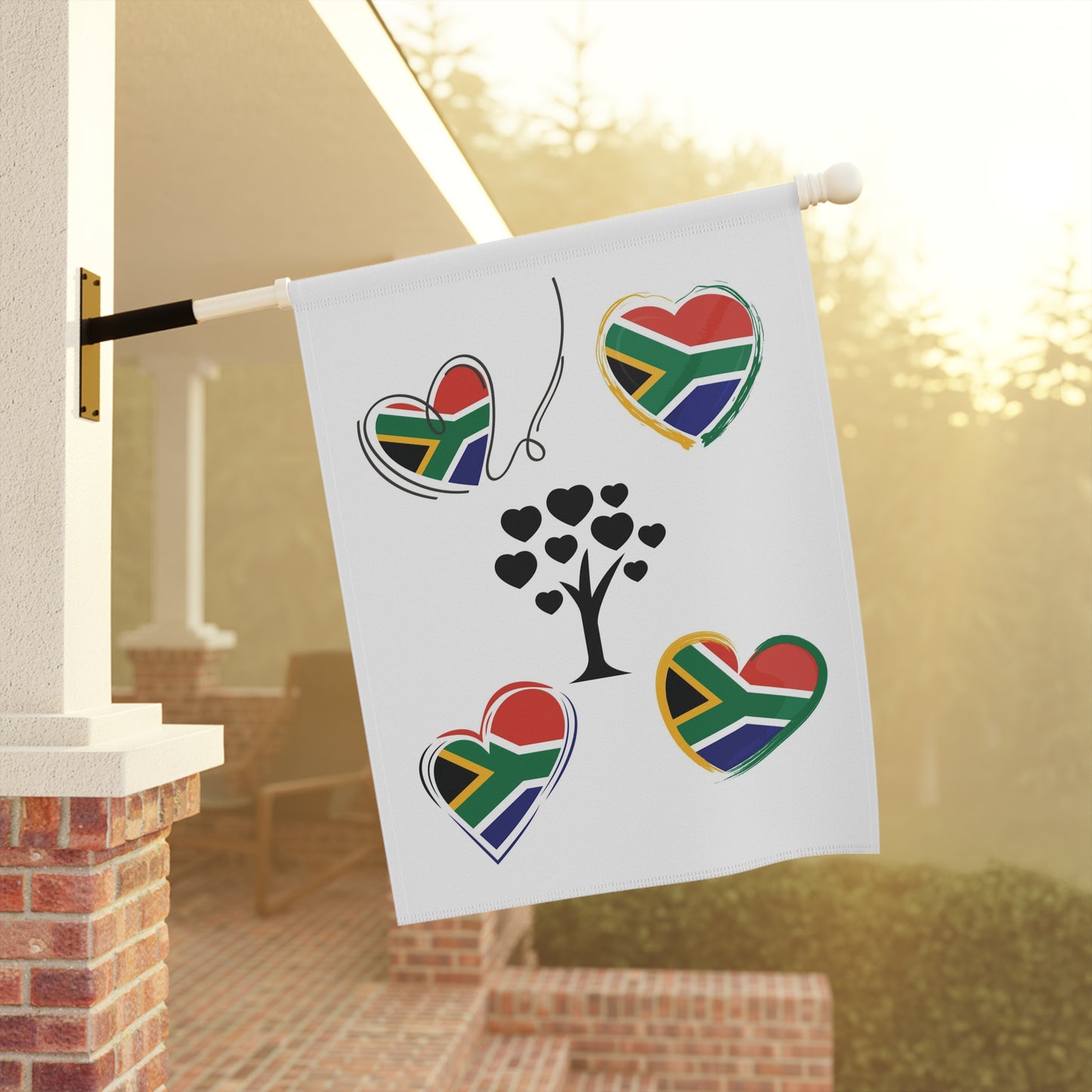 South Africa Love Tree Flag