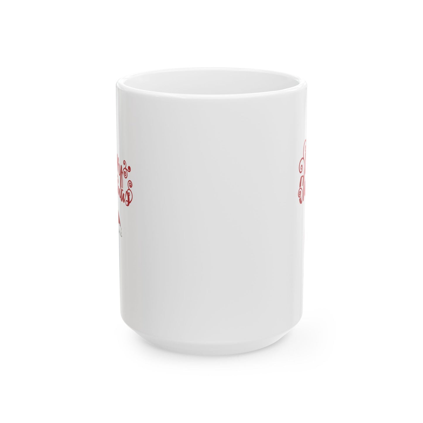 Merry Christmas Santa Hat Mug, Holiday Hat Coffee Mug, Xmas Santa Hat Mug, Santa Hat Coffee Mug, Holiday Santa Hat Mug, Red Hat Mug.
