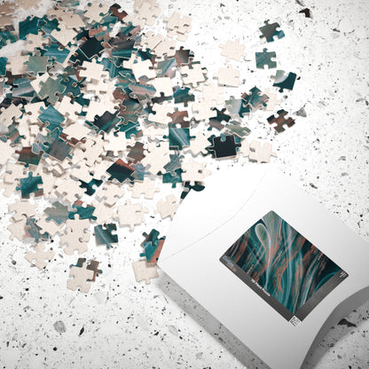 Sandy Puzzle, Water Jigsaw, Green Windy Puzzle, Creatives Cool Puzzle, Cool Jigsaw Puzzle, Abstract Art Puzzle, Artistic Jigsaw Puzzle