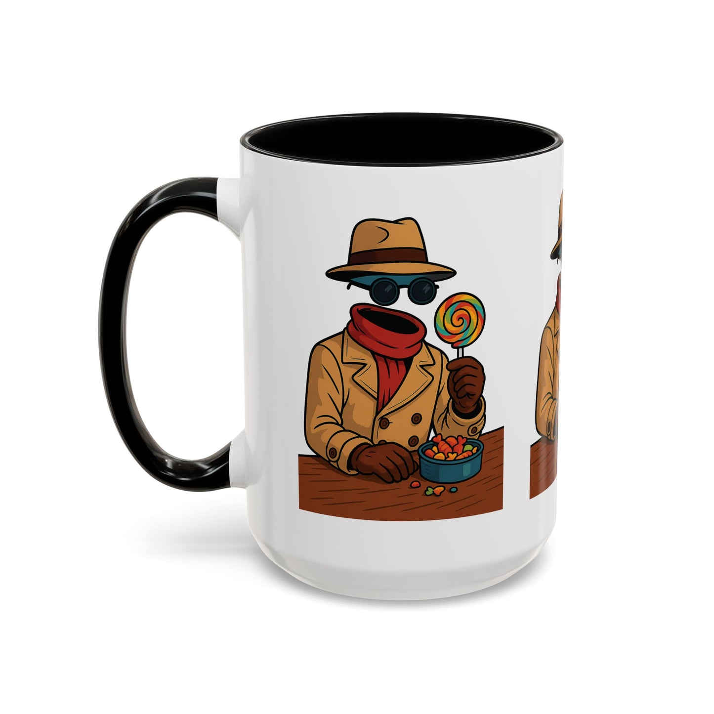 Invisible Man Mug, Detective Style Cup, Mystery Man Coffee Cup, Horror Movie Inspired Mug, Monster Movie Cup, Horror Fan Mug, Literary Mug