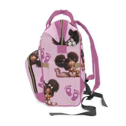 Multifunctional Baby Girl Diaper Backpack