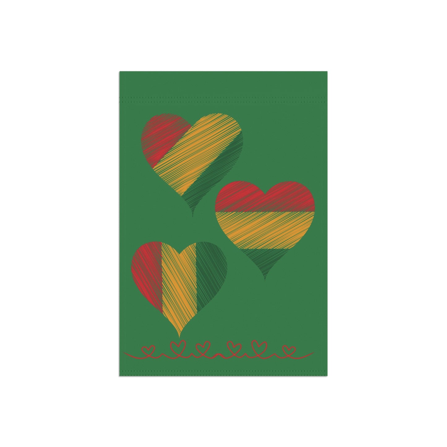 South African Garden & House Banner, African Garden Flag, South Africa Banner, South Africa Heart Flag