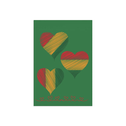 South African Garden & House Banner, African Garden Flag, South Africa Banner, South Africa Heart Flag