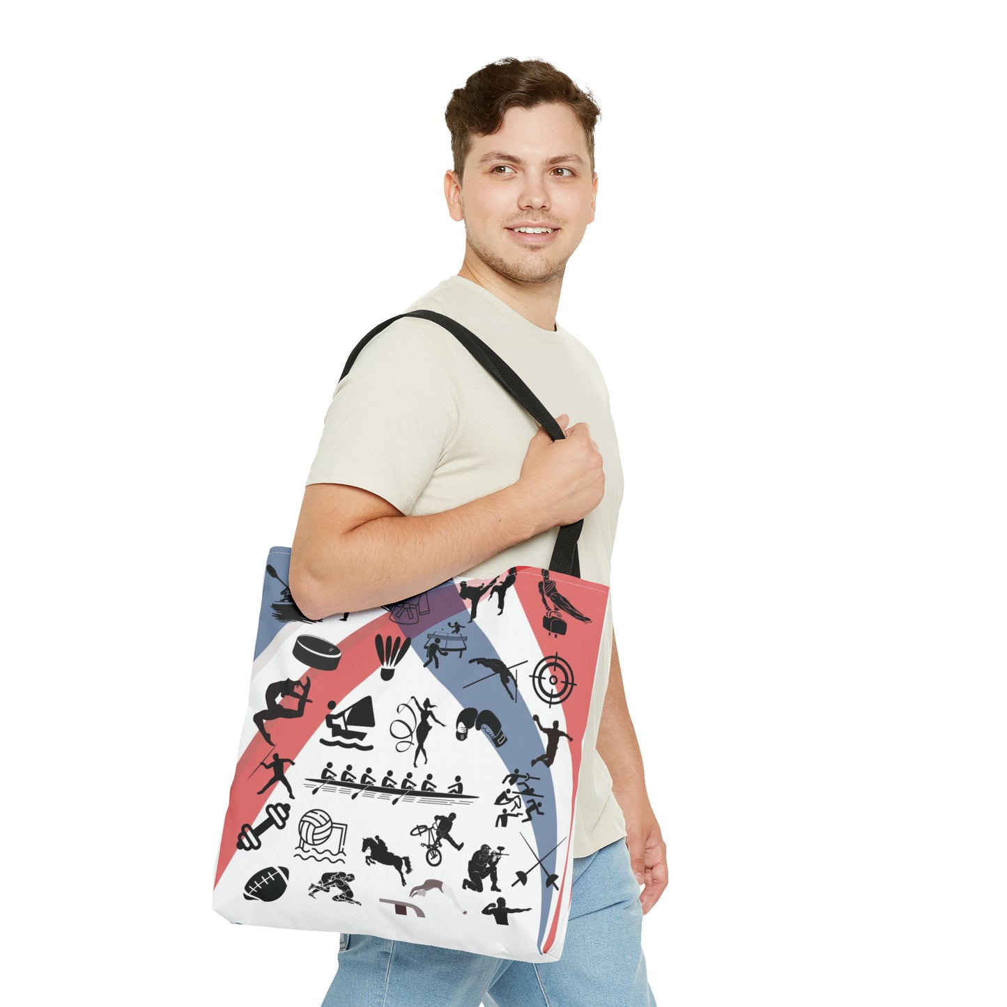 Olympic 2024 Tote Bag with All Over Print