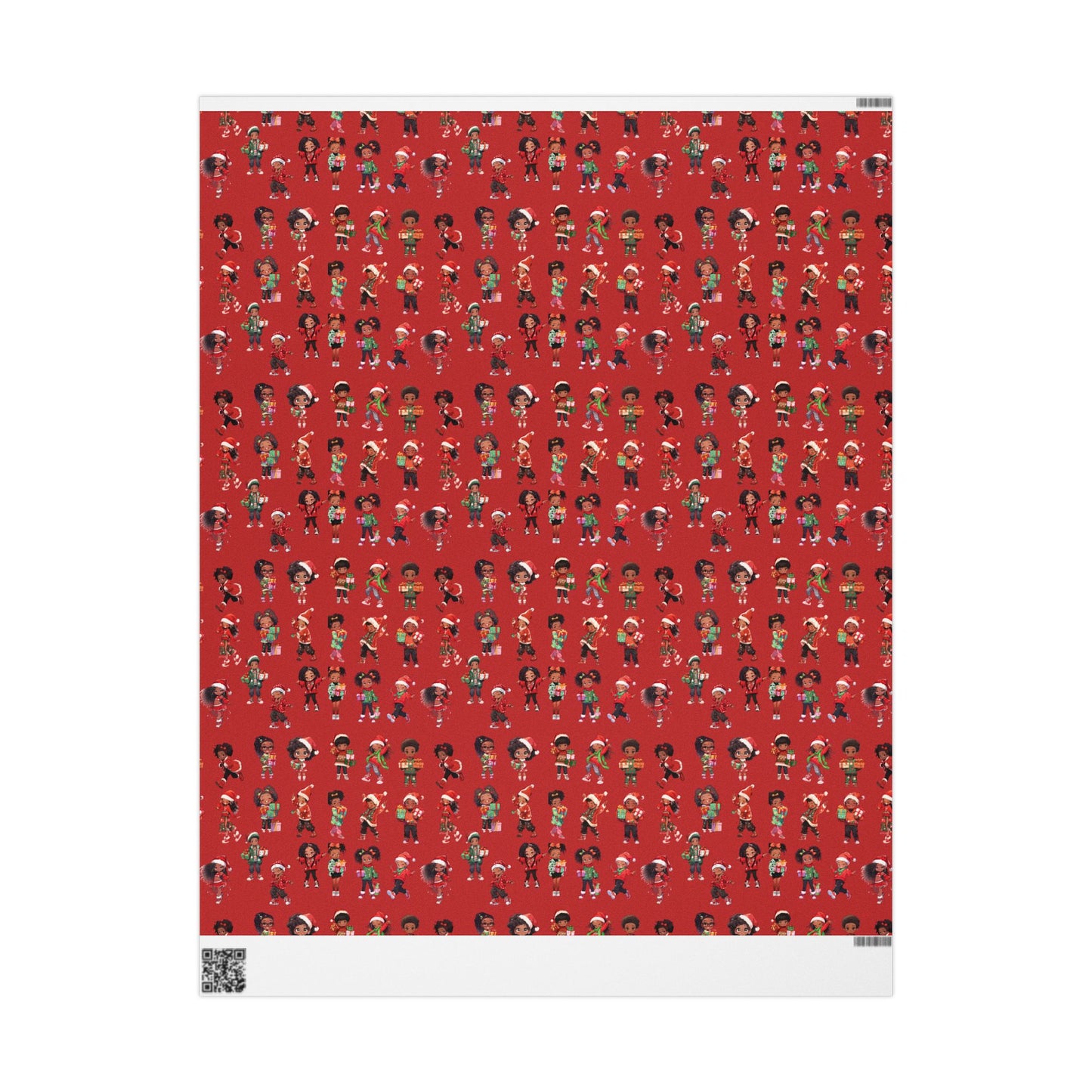 Afrocentric Holiday Paper, Cultural Christmas Wrapping Paper, Diverse Wrapping Paper, African American Christmas Wrapping Paper, Cultural Gift Wrap, Afrocentric Wrap, Children Christmas Wrapping Paper, Ethnic Gift Wrap
