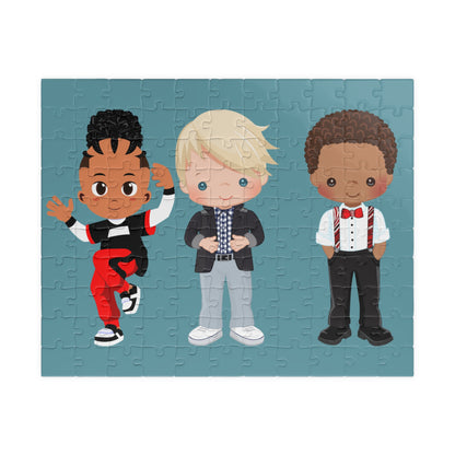 Brothers Jigsaw, African American Boys Puzzle, School Boy Puzzle, Friends Jigsaw, Playful Jigsaw, Jigsaw Puzzle For Boys, Boys Jigsaw Puzzle