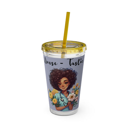 Sunsplash Tumbler with Straw, 16oz