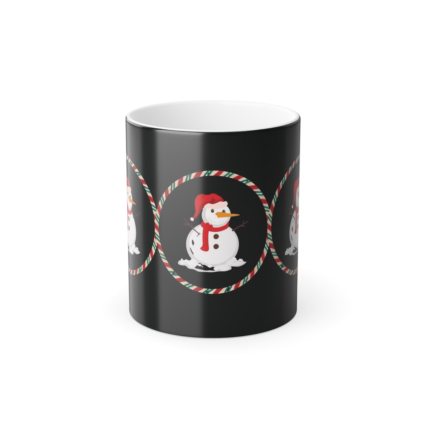 Color Morphing Christmas Mug, Heat Reactive Mug Xmas Morphing Mug Snowman Morphing Mug Color Changing Mug Morphing Xmas Mug Changing Xmas Mug Color Morphing Mug Morphing Ceramic Cup 5 left M